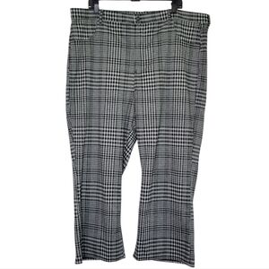 American Eagle Plaid Super Stretch Skinny Kick Crop Plus 22 Short NWT